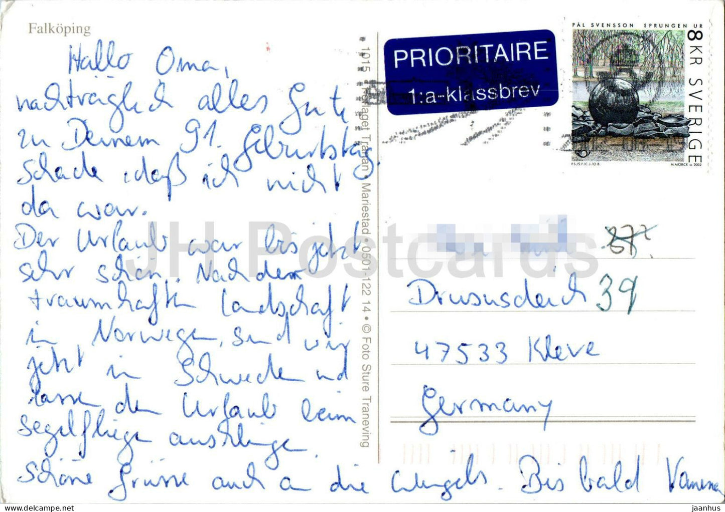 Falkoping - lighthouse - church - multiview - 2002 - Sweden - used