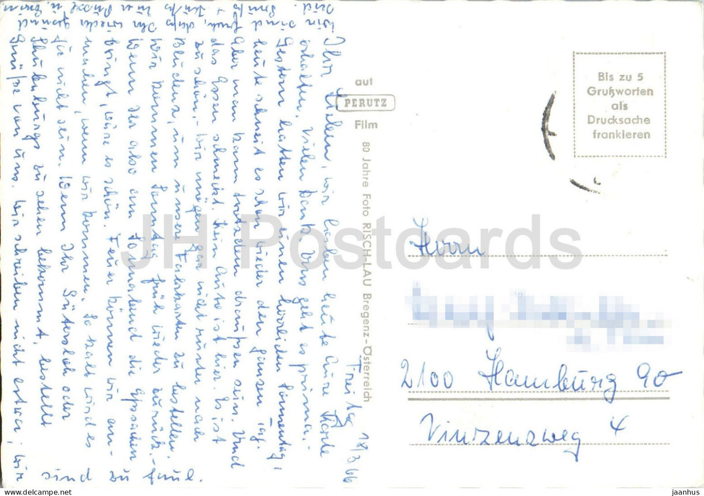 Burserberg ob Bludenz mit Tschengla Bahn Vorarlberg - 18427 - winter village mountains cable car - 1966 - Austria - used