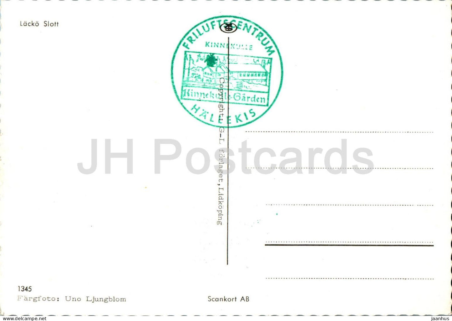 Lacko Slott - Boot - Burg - 1345 - Schweden - unbenutzt