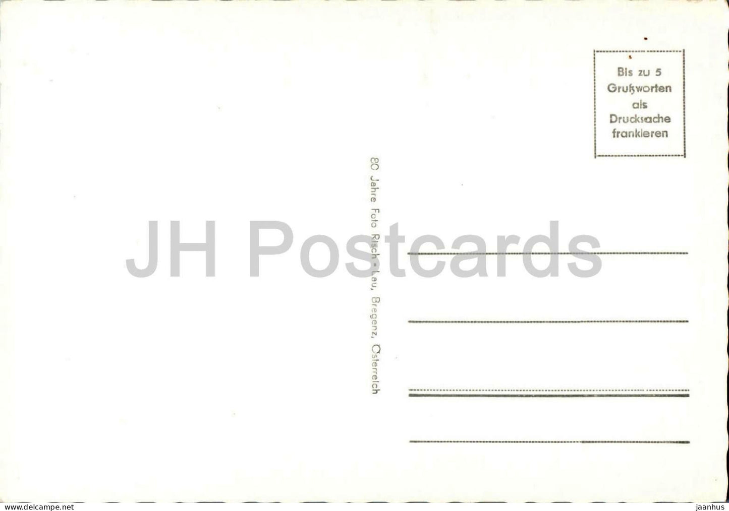 Ubleschlucht - Rankweil - Laterns - gorge - river - rocks - nature - 3184 - old postcard - Austria - unused