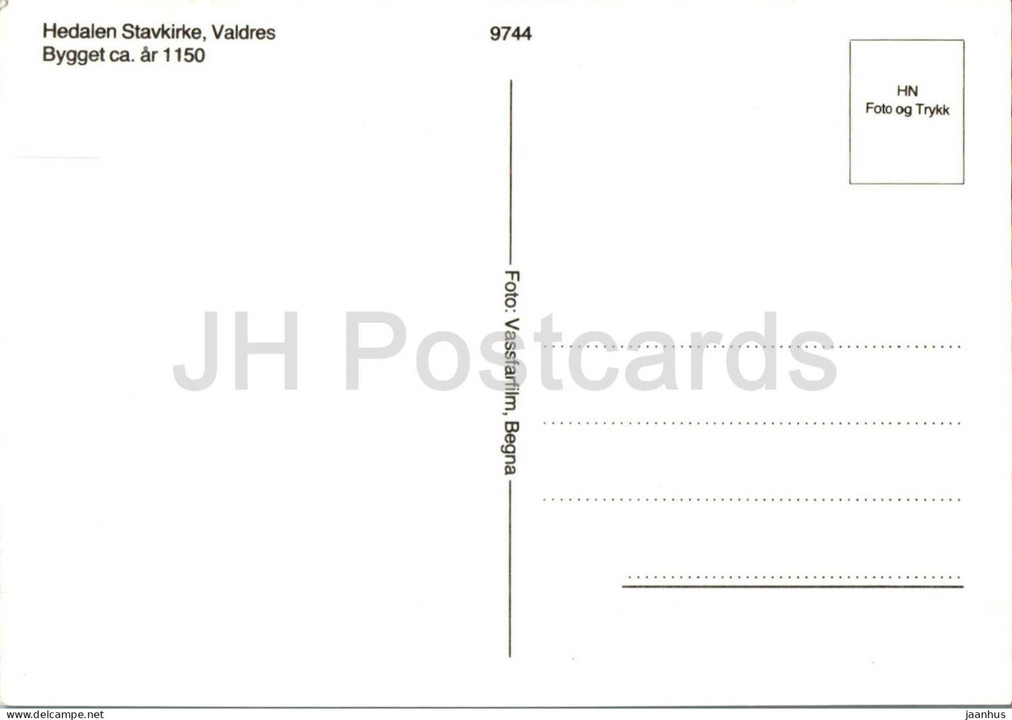 Hedalen Stavkirke - Valdres - church - 9774 - Norway - unused