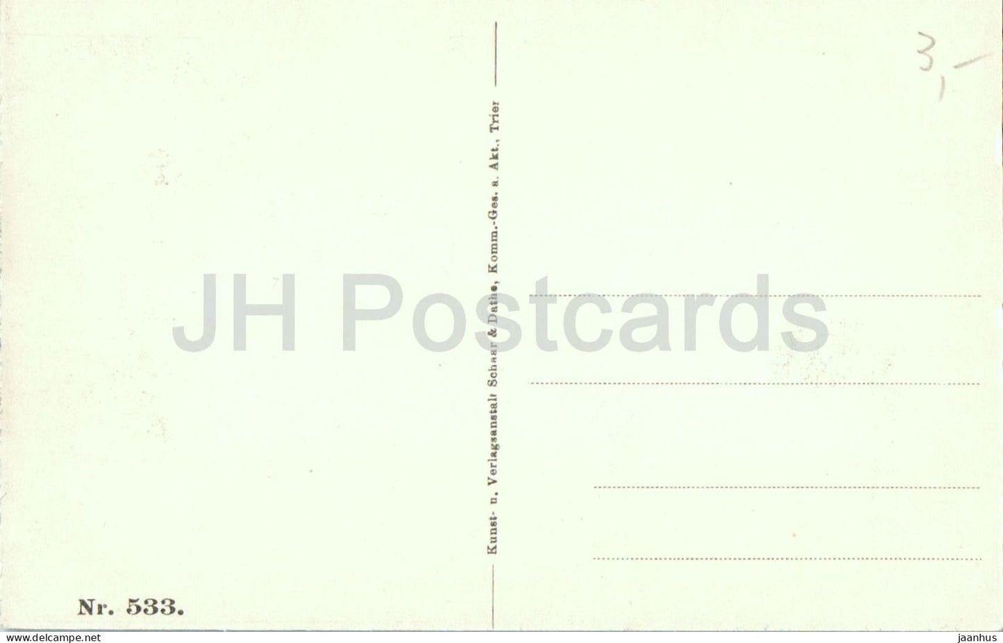 Sorel - Ferm - WWI - farm ruins - 533 - old postcard - France - unused