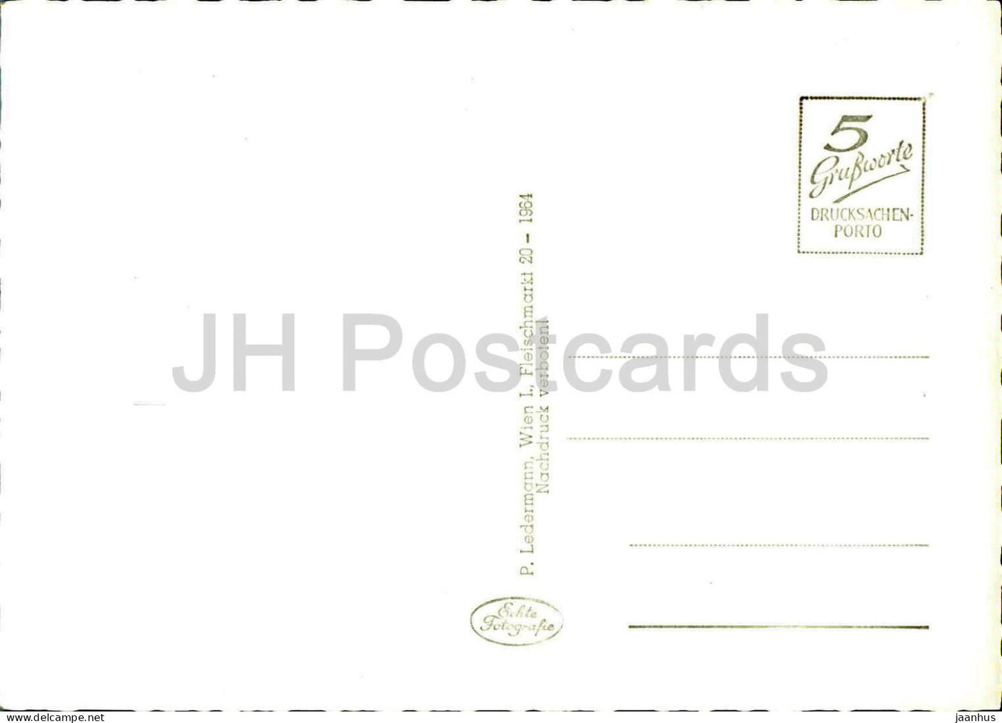 Dachsteingebiet Austriahutte 1638 m - mountain hut - alpine landscape - 73861 - old postcard - Austria - unused