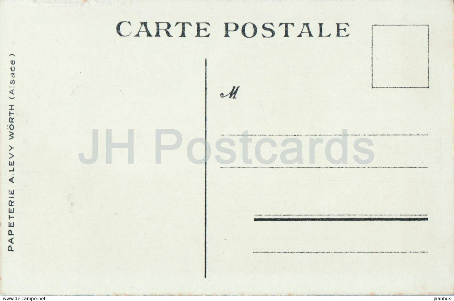 Tombe commune sur la route entre Elsasshausen et Froeschwiller - Fosse commune - carte postale ancienne - France - inutilisée