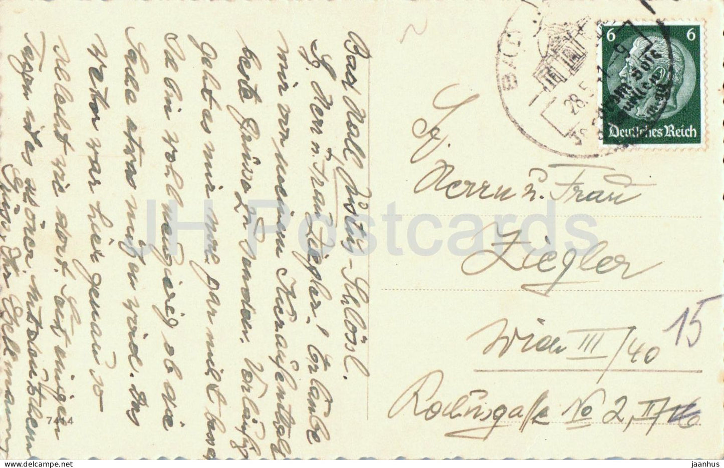 Bad Hall - Oberdonau - Ostmark - Town view from road - old postcard - 1941 - Austria - unused