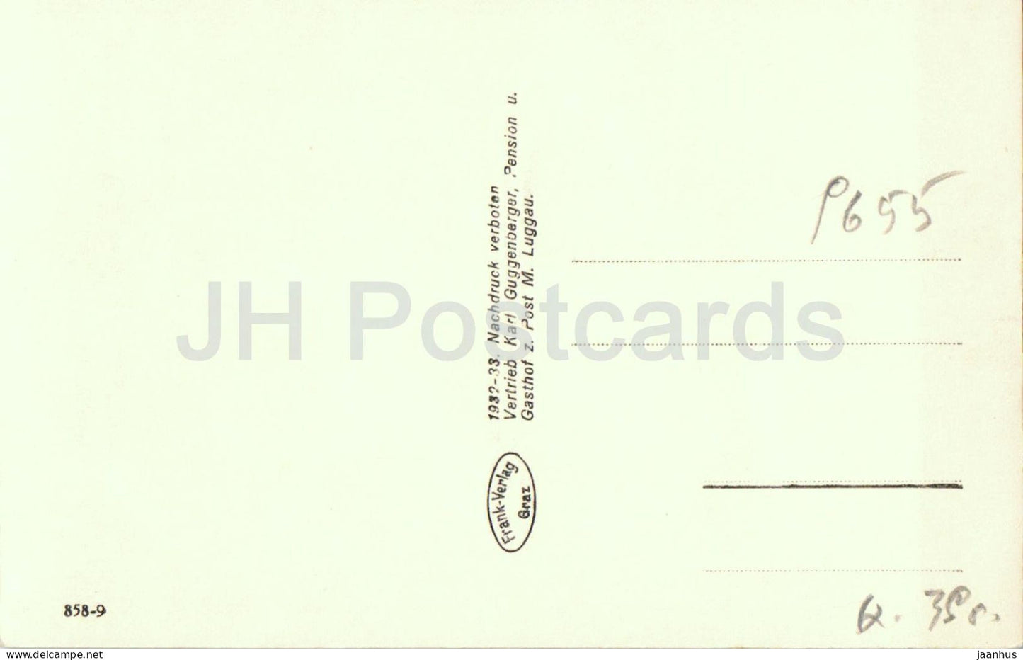 Maria Luggau im Lesachtale - Karnten - Village - valley - 858-9 - old postcard - 1930s - Austria - unused