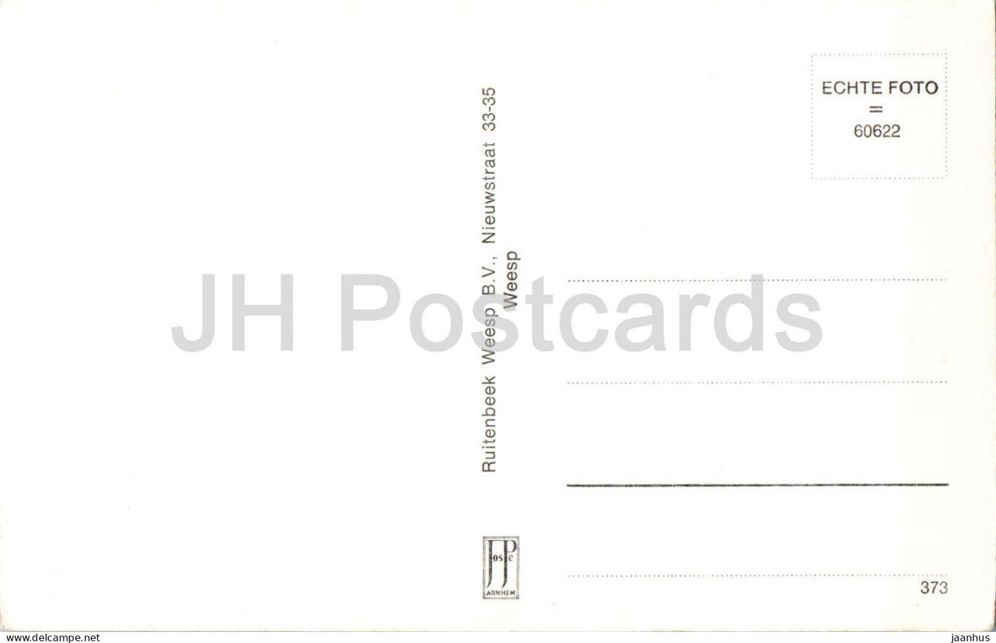 Weesp - Sinnis Velderstraat - Wohnblöcke - echte Fotopostkarte - alte Postkarte - Niederlande - unbenutzt