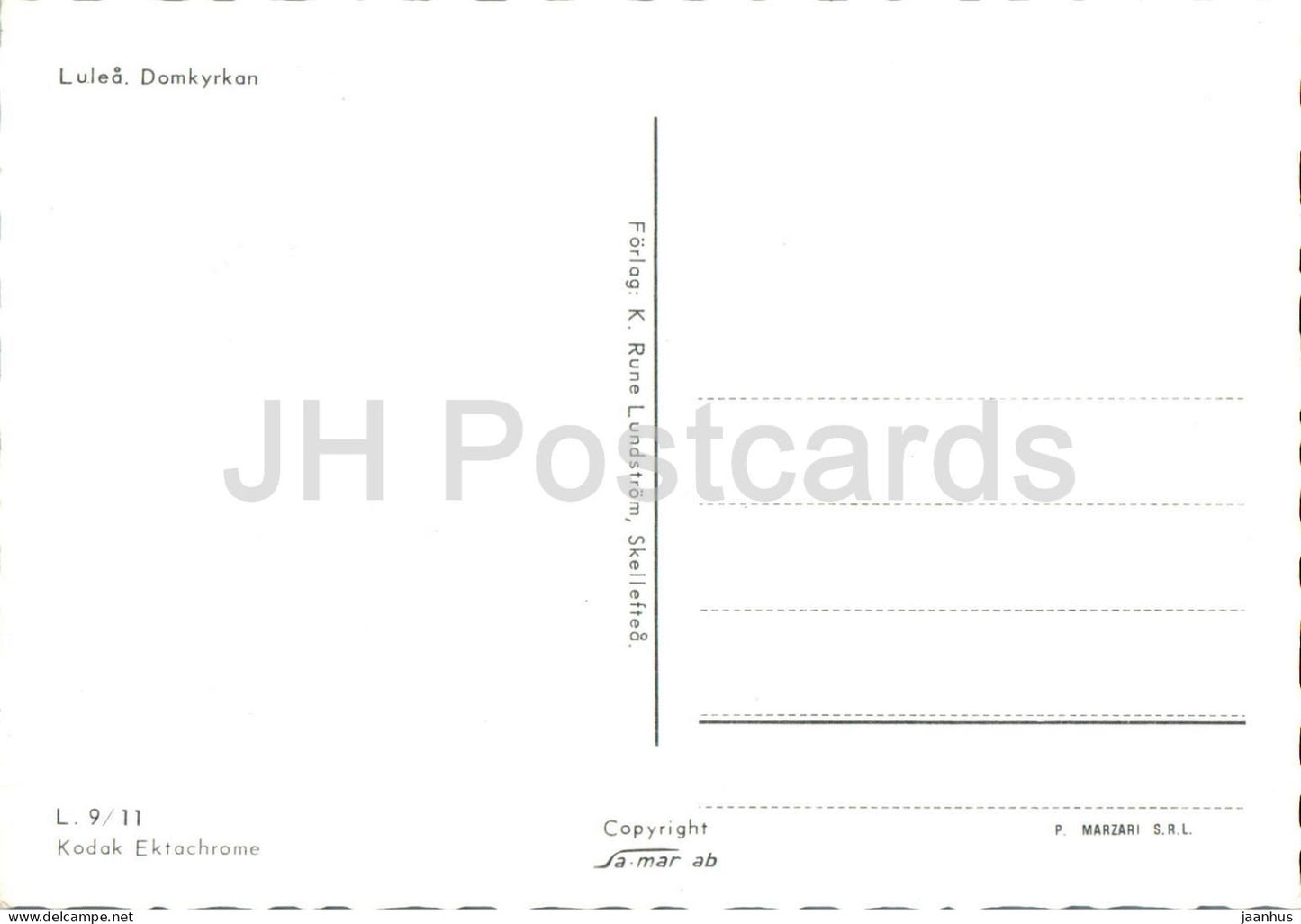 Lulea - Domkyrkan - cathédrale - 11 septembre - Suède - inutilisé