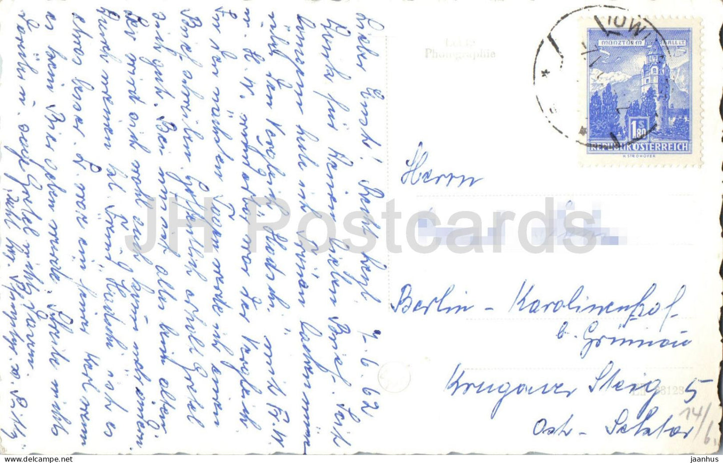 Gruss aus Wien - Vienna - Rathaus - 102 - 1962 - Austria - used