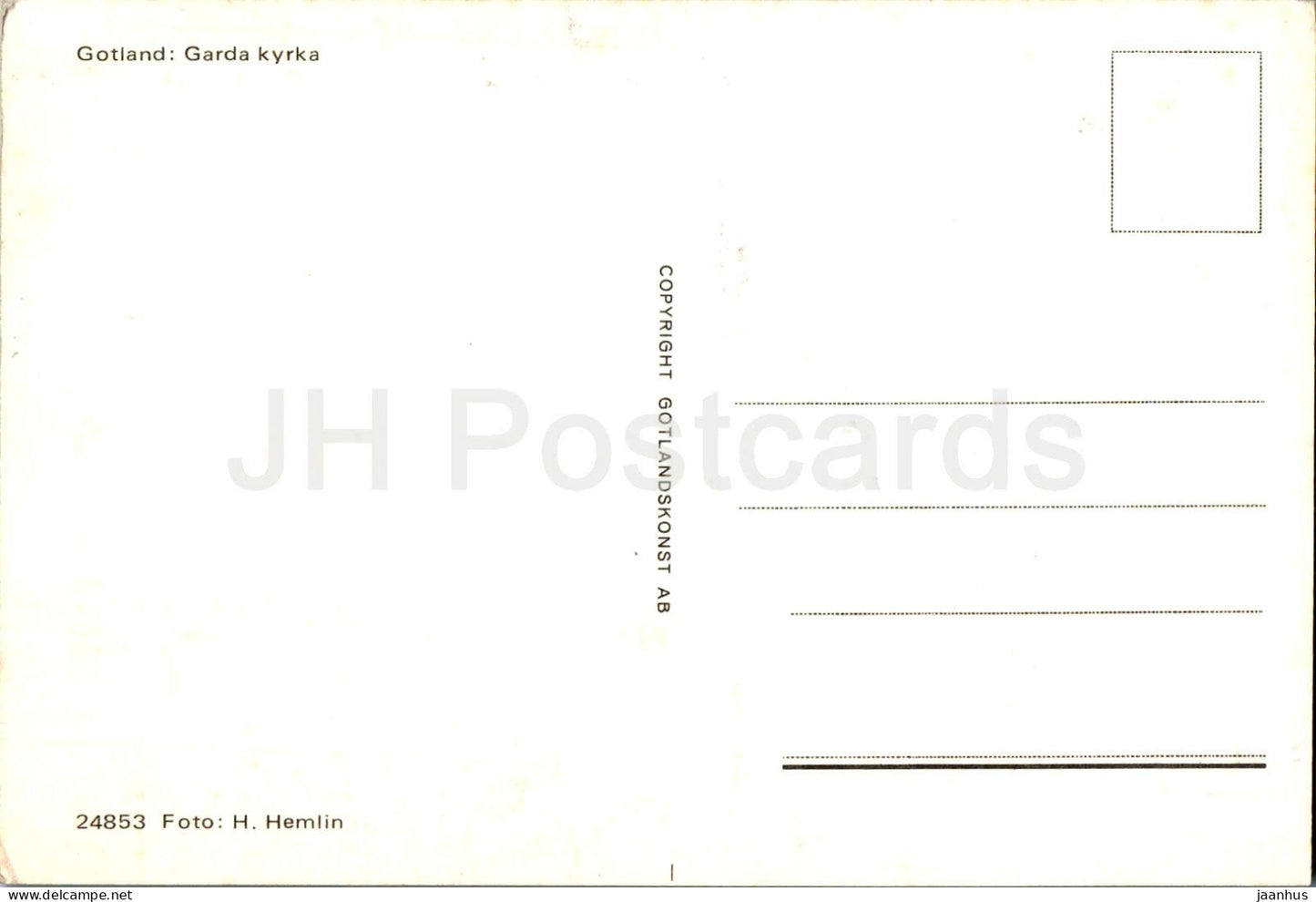 Garda Kyrka - église - 24853 - Suède - inutilisé