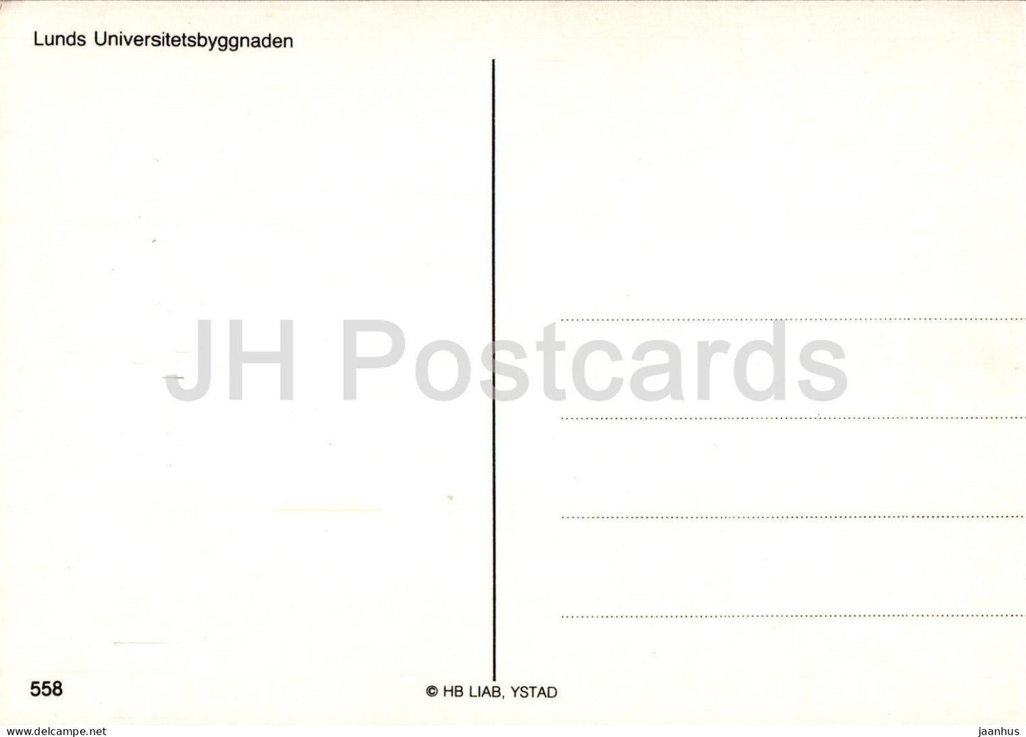 Lund - Universitetsbyggnaden - bâtiment universitaire - 558 - Suède - inutilisé