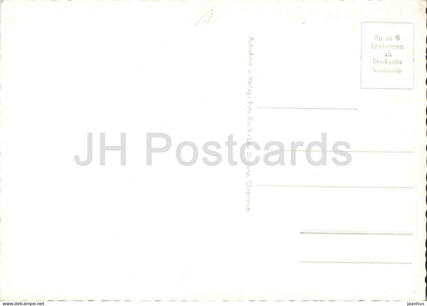 Aus Galtur i. Tirol 1600 m bei Nacht - vue nocturne d'hiver - rue du village - église - carte postale ancienne - Autriche - inutilisée