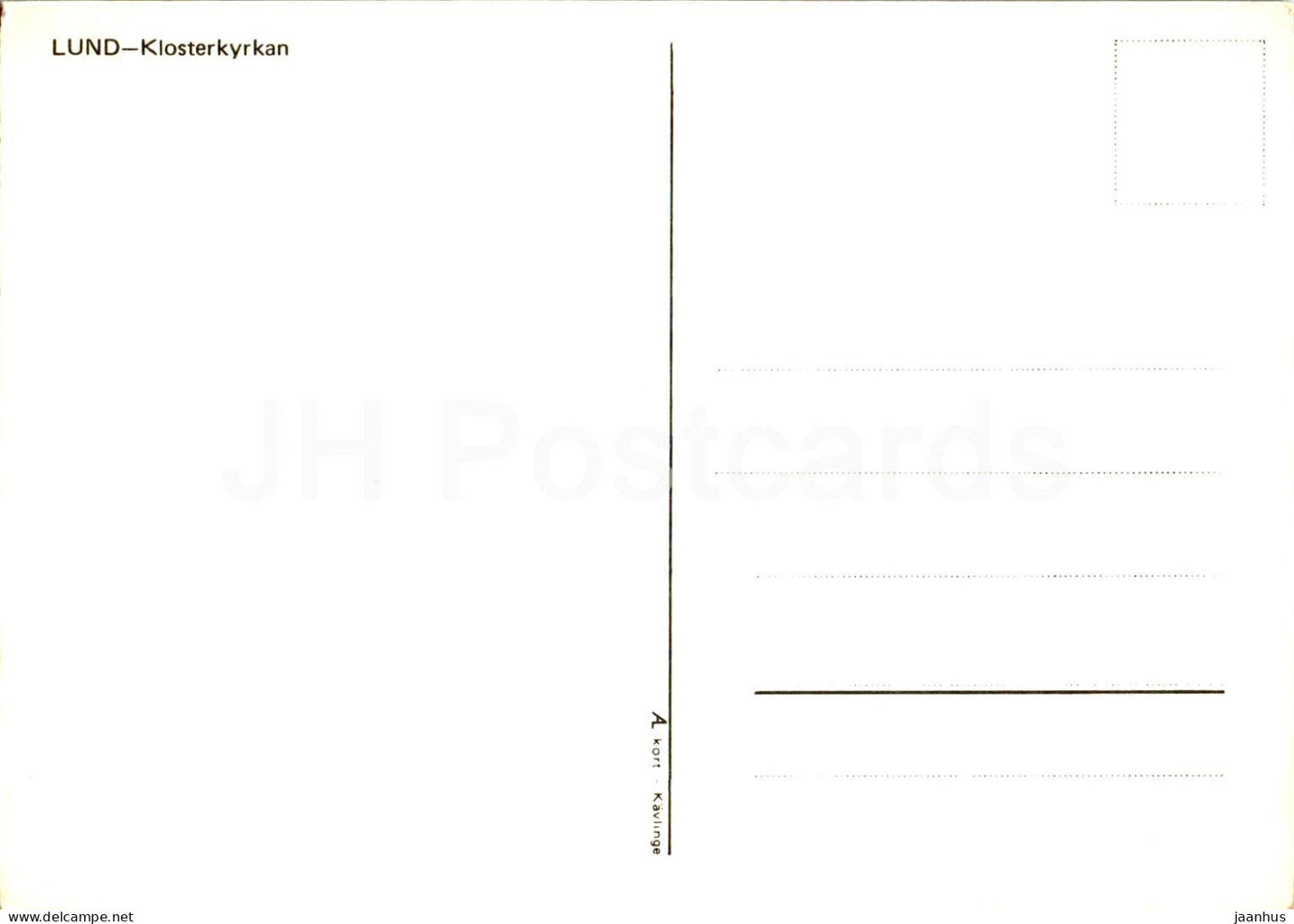 Lund - Klosterkyrkan - église - Suède - inutilisé