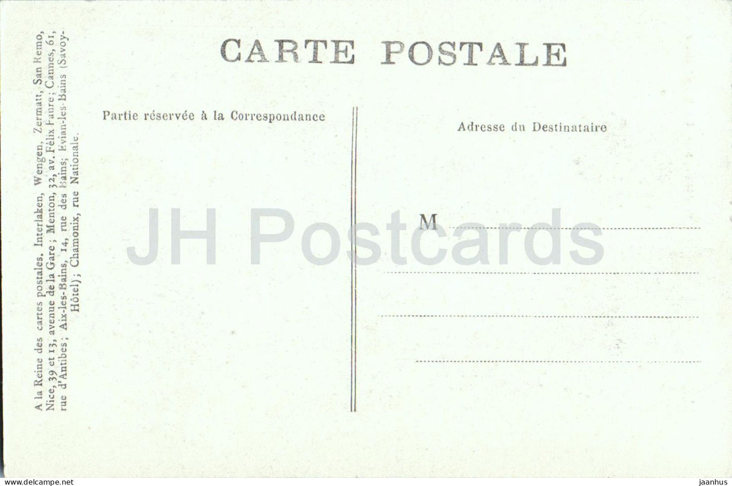 Chamonix - Le Mauvais Pas - alpinistes sur un sentier rocailleux étroit - carte postale ancienne - France - non utilisée