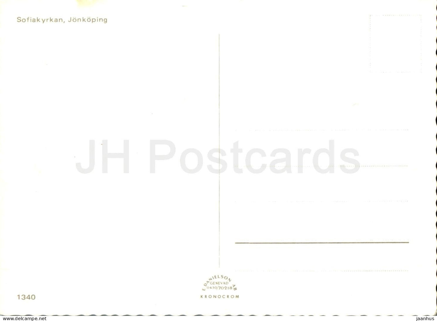 Sofiakyrkan – Jönköping – Kirche – Multiview – 1340 – Schweden – unbenutzt