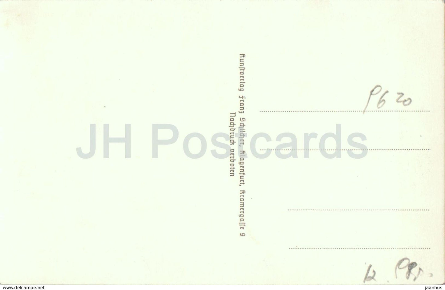 Presseggersee à Karnten - Montagnes - Lac - Paysage - Carte postale ancienne - Années 1940 - Autriche - non utilisée