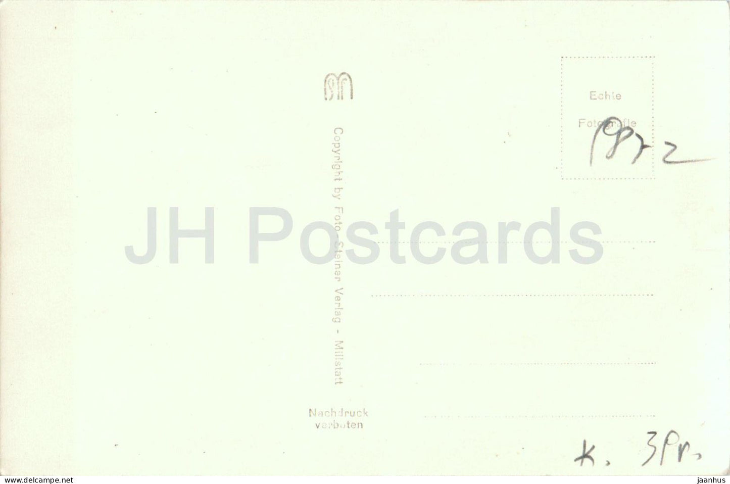 Millstatt - Karnten - Im Kreuzgang - cloister - columns - sculpture - 60 - old postcard - 1930s - Austria - unused