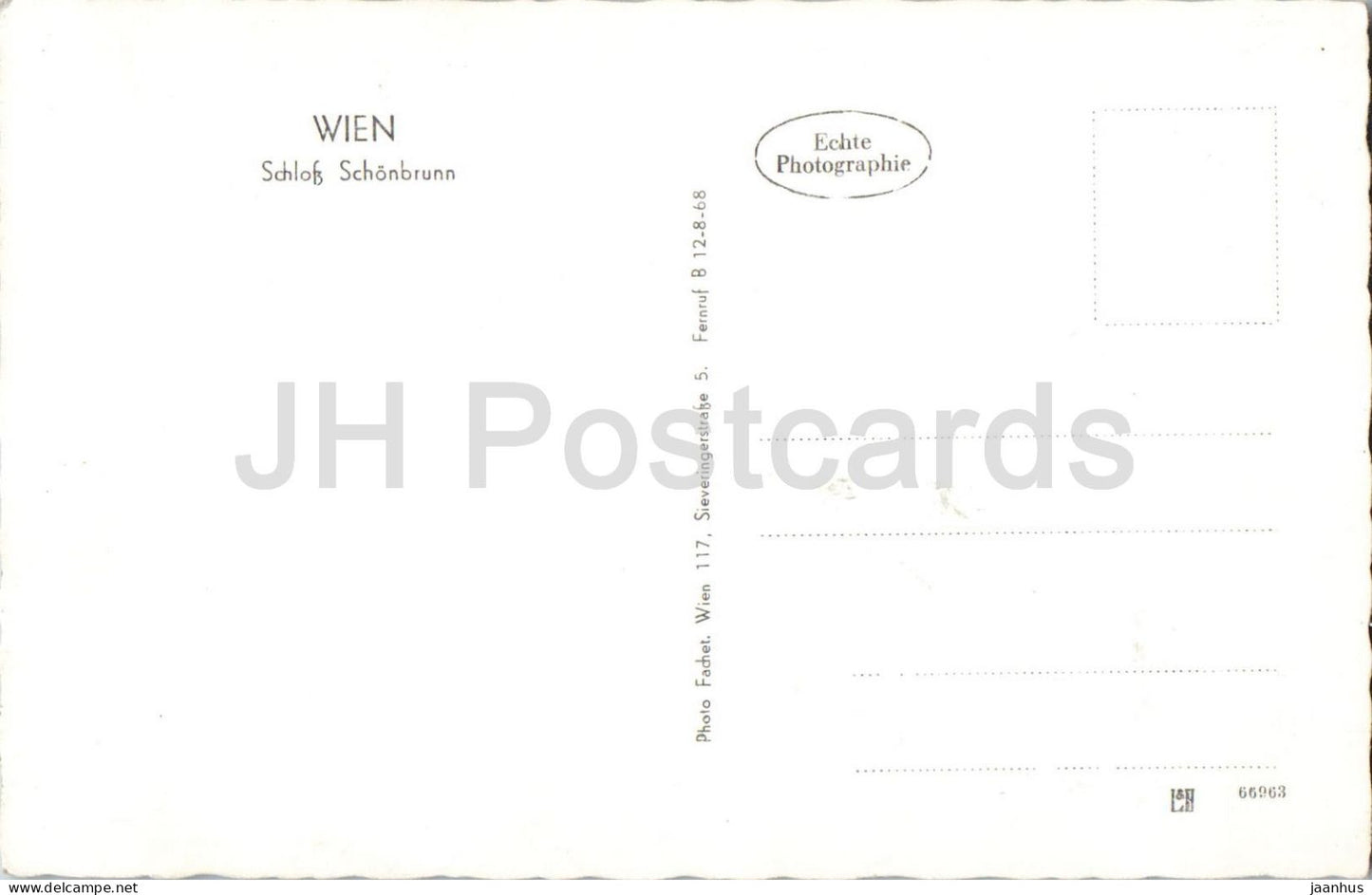 Vienne - Château de Schönbrunn - Photo de groupe intérieure - 66963 - carte postale ancienne - Années 1940 - Autriche - non utilisée