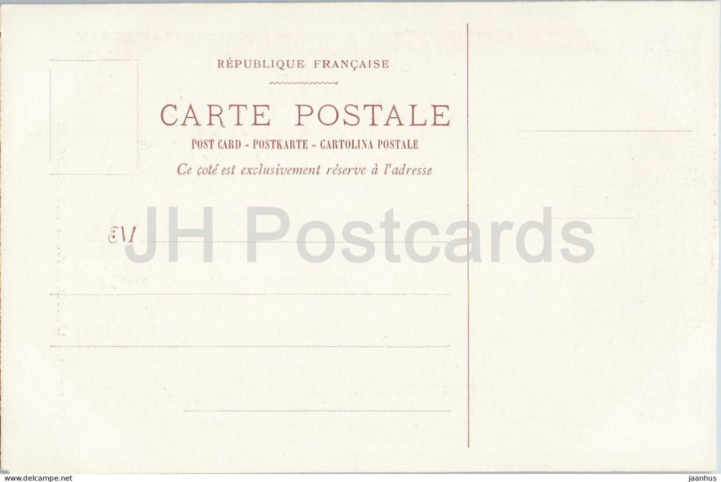 Paris Le Ciel Montmartre - L'Adoration de Porcus - cabaret - nue - femme - carte postale ancienne - France - non utilisée