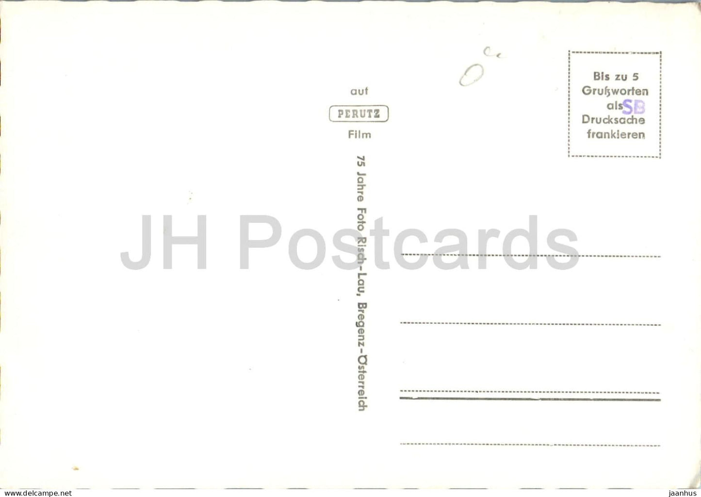 Bludenz Hl. Kreuzkirche geg. Rhatikon - Kirche - Stadtansicht - Berge - 6958 - alte Postkarte - Österreich - unbenutzt