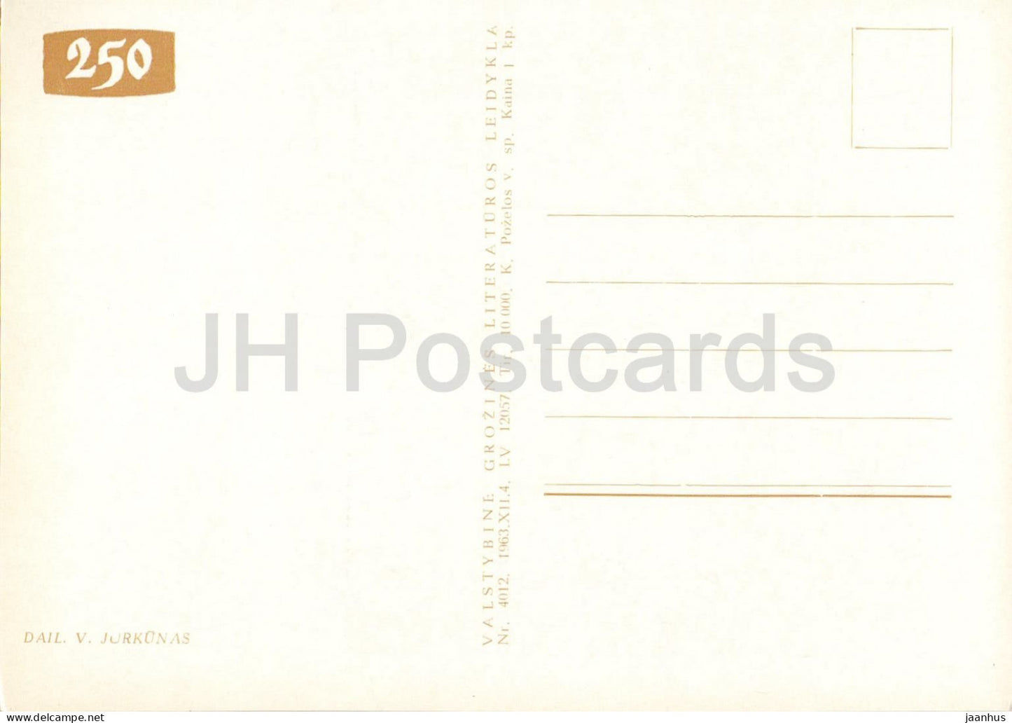 Die Jahreszeiten von K. Donelaitis – Vor dem Hofgericht – Illustration von V. Jurkunas – 1963 – Litauen, UdSSR – ungebraucht