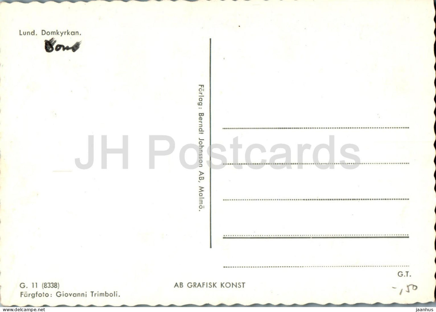 Lund Domkyrkan - cathédrale - 8338 - Suède - occasion