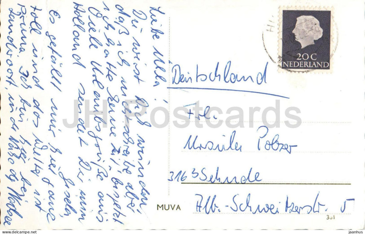 Noordwijk aan Zee - Kon. Wilhelmina Boulevard - Strandpromenade - Auto - 1963 - Niederlande - gebraucht