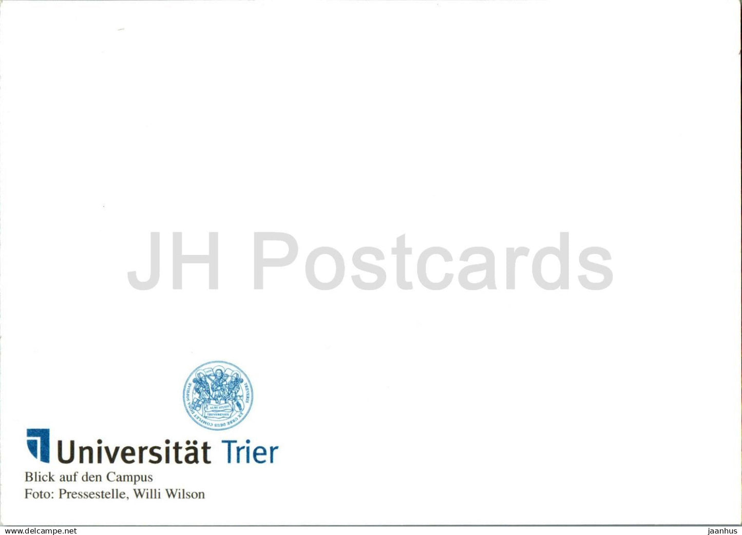 Trier University - Blick auf den Campus - view of the campus - Germany - unused