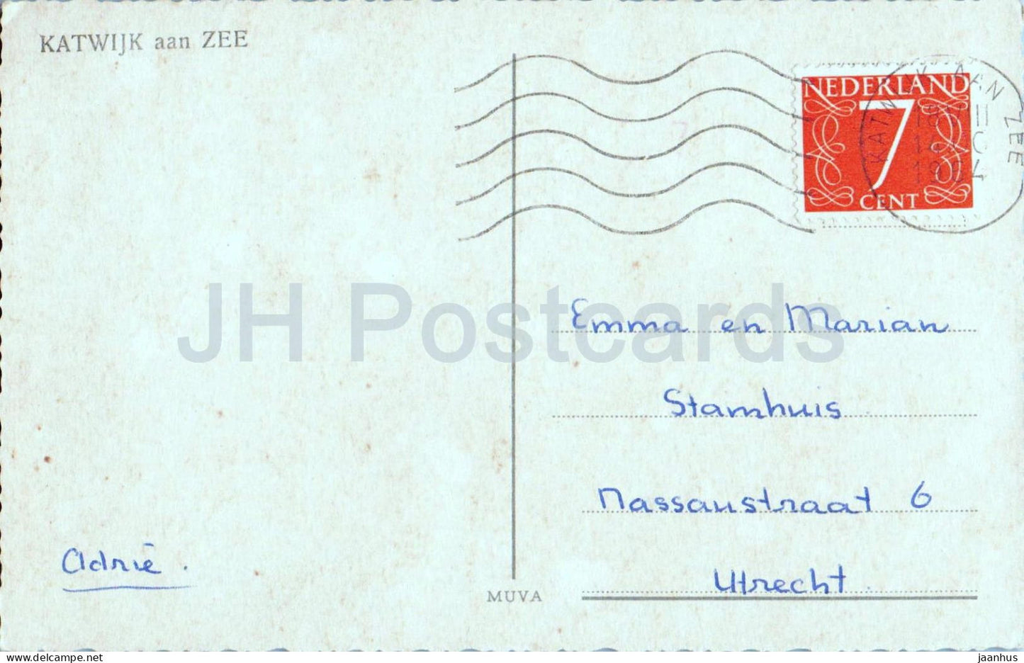 Katwijk aan Zee - Strandsonnenuntergang - Kind - Junge - Meer - 1964 - Niederlande - gebraucht