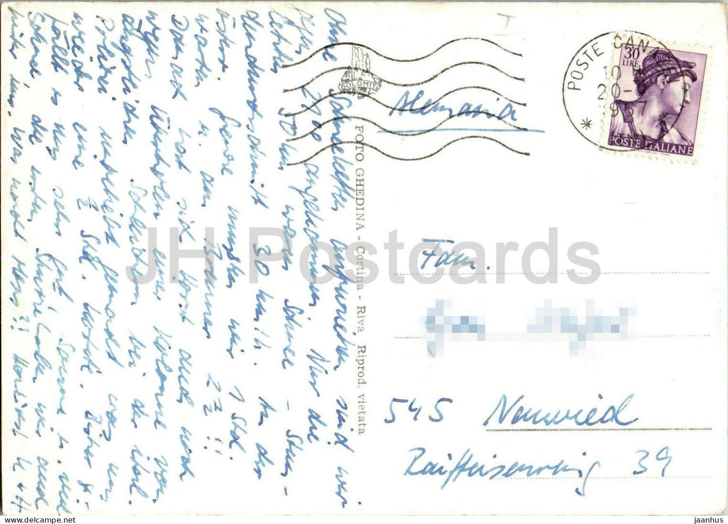 Val di Fassa - Il Sassolungo - Alba di Canazei - Dolomites - mountains - Alps - 51-0113 - 1967 - Italy - used