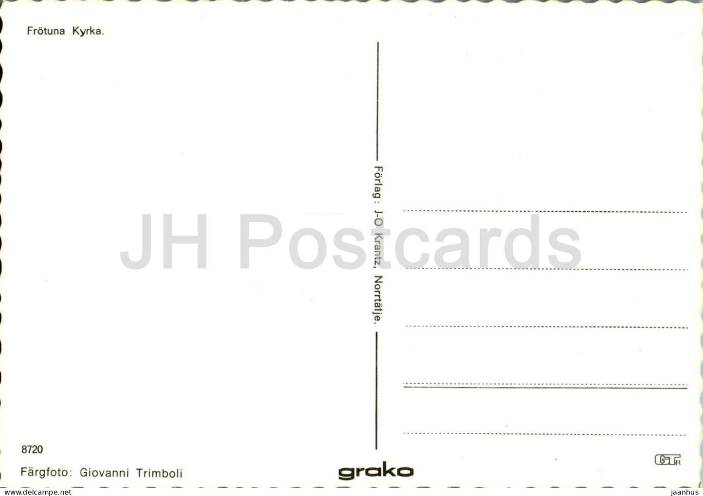 Frotuna Kyrka - église - 8720 - Suède - inutilisé