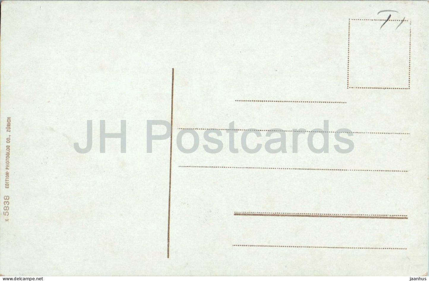 Suisse meridionale - Lago Maggiore - Lago di Lugano - Lago di Como - carte - 5838 - carte postale ancienne - Suisse - inutilisée