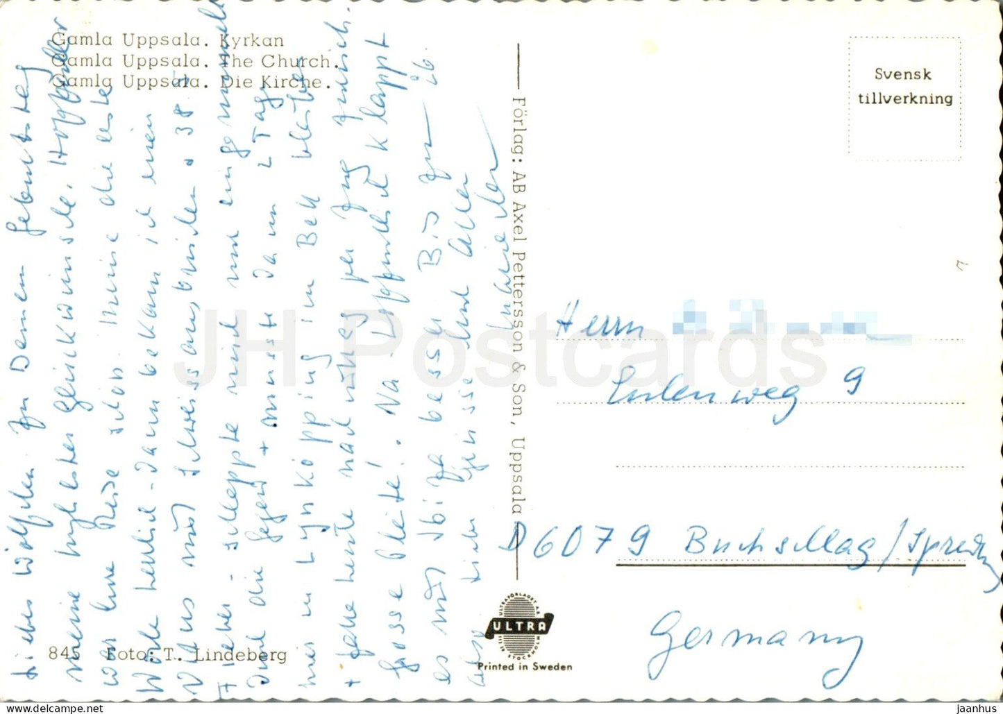 Gamla Uppsala Kyrkan - church - 845 - Sweden - unused