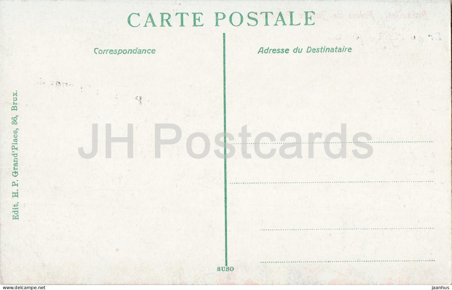 Bruxelles - Bruxelles - Palais de Justice Panorama - Justizpalast mit Panorama - carte postale ancienne - Belgique - inutilisée
