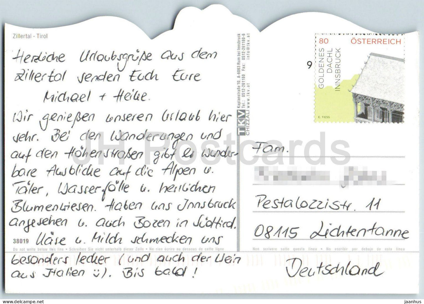 Zillertal – Tirol – Zillertal – Multiview – Dorf – Alpen – Traditionen – 38019 – 2005 – Österreich – gebraucht
