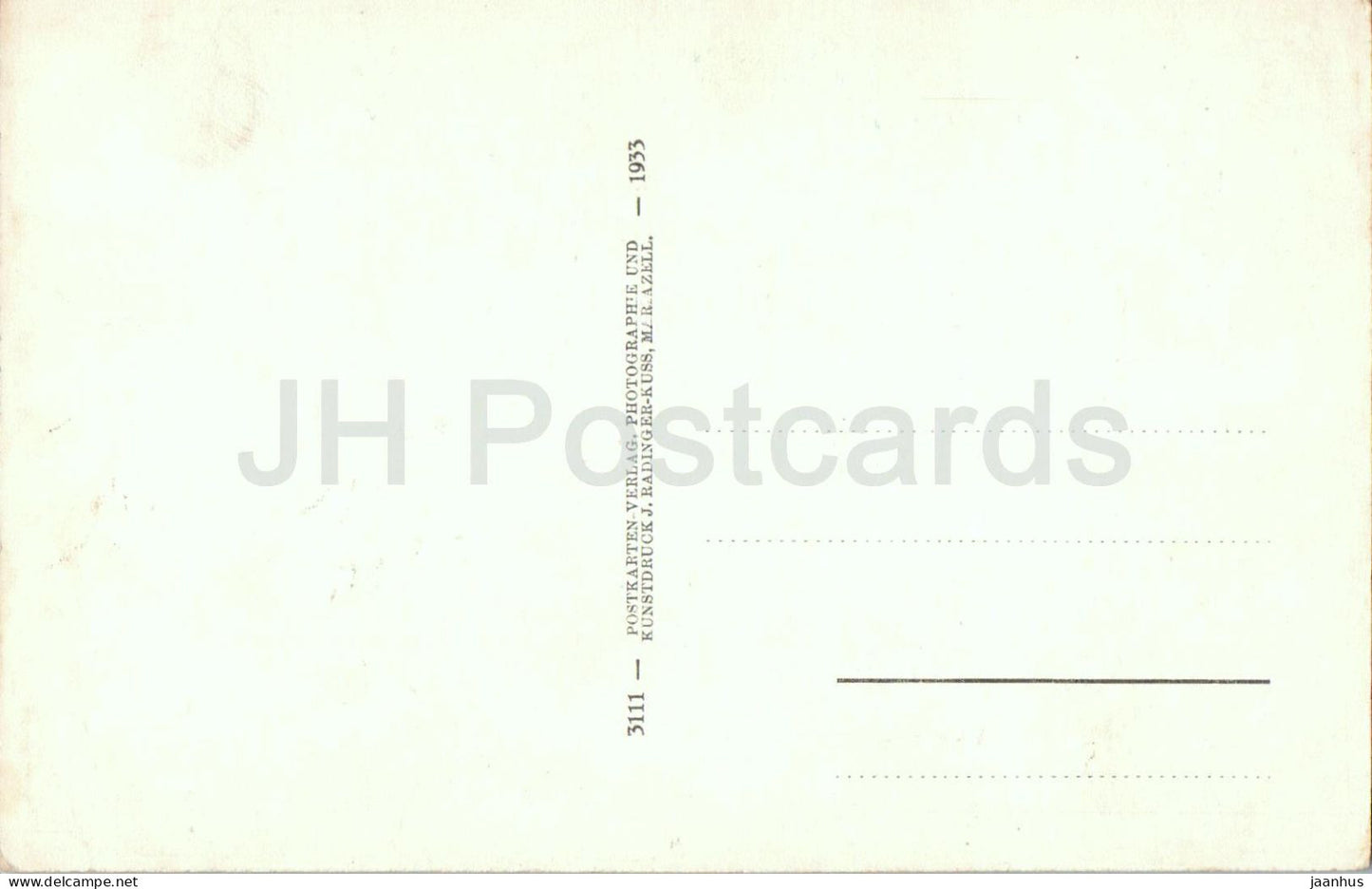 Erlaufsee mit Student - lake - mountains - boati - 1933 - Austria - unused