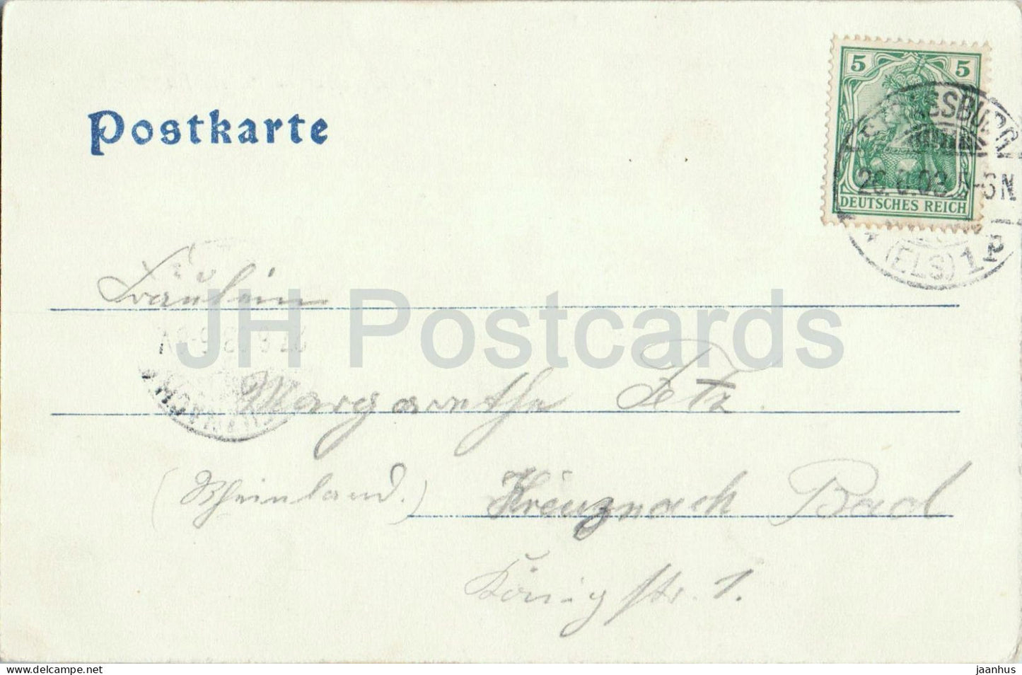 Strassburg - Kaiserpalast - Strasbourg - Imperial Palace - old postcard - 1903 - France - used