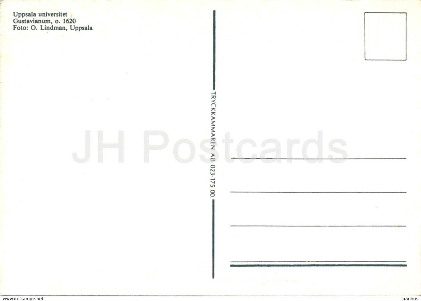 Uppsala Universitetet - Gustavianum - université - Suède - inutilisé