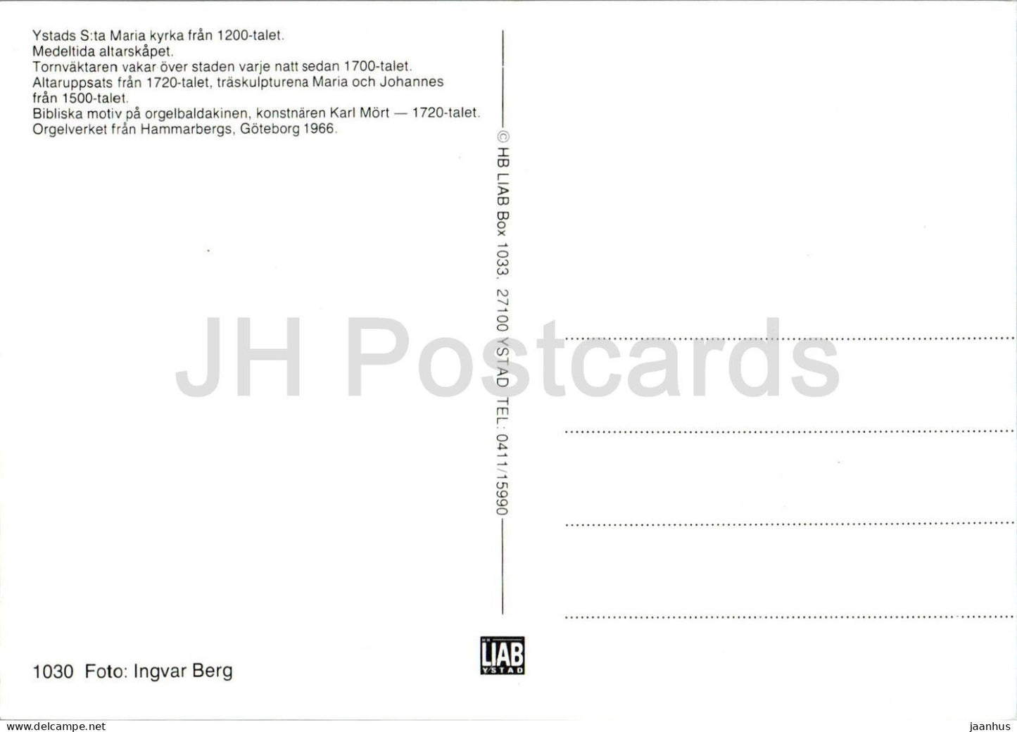 Ystad - St Maria kyrka - autelskapet - retable - multiview - église - 1030 - Suède - inutilisé