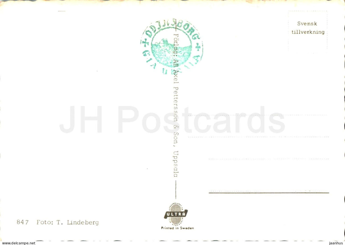 Halsning fran Gamla Uppsala - vues sur la ville - multiview - 847 - Suède - inutilisé