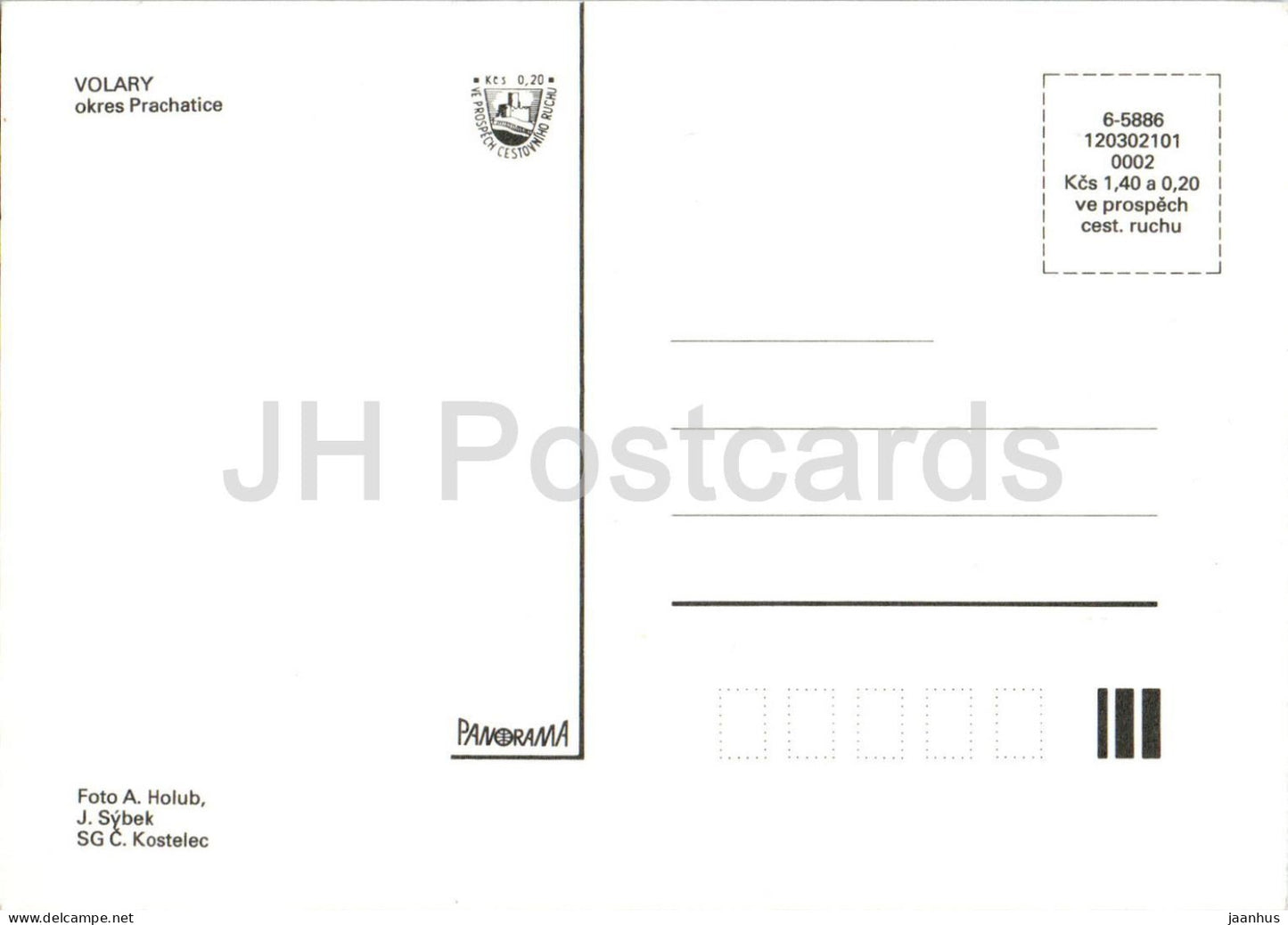 Volary Okres Prachatice - Landkreis Prachatice) - Häuser - Kirche - Multiansicht - Tschechische Republik - Tschechoslowakei - unbenutzt