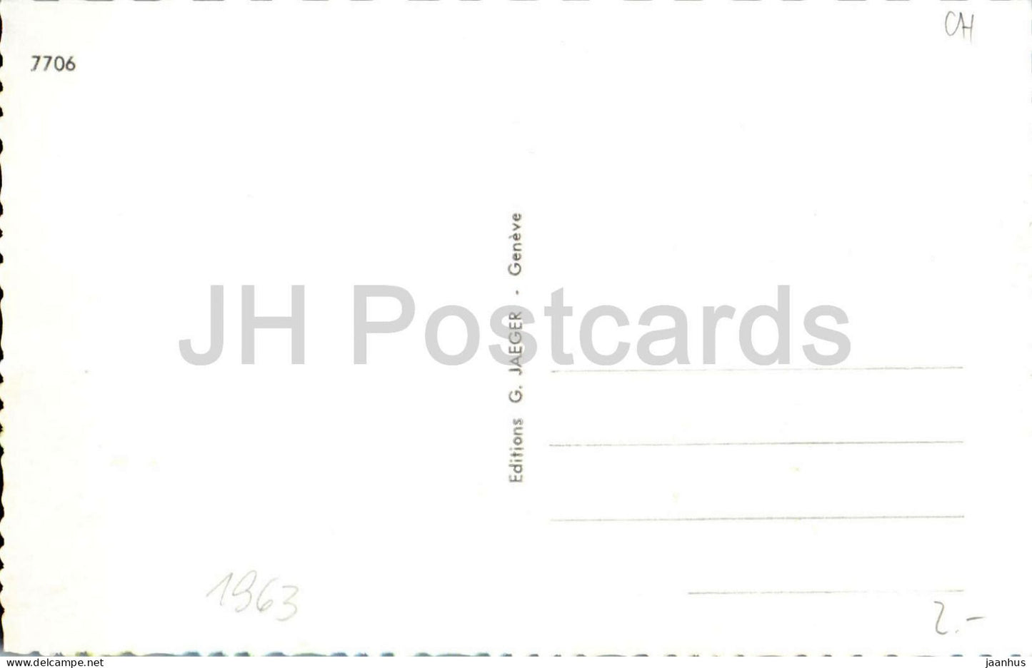 Souvenir de Lausanne Ouchy - city - cathedral - street views - multiview - 7706 - Switzerland - unused