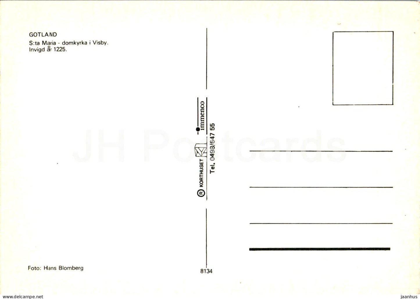 Visby - St Maria domkyrka - Gotland - cathedral - 8134 - Sweden - unused