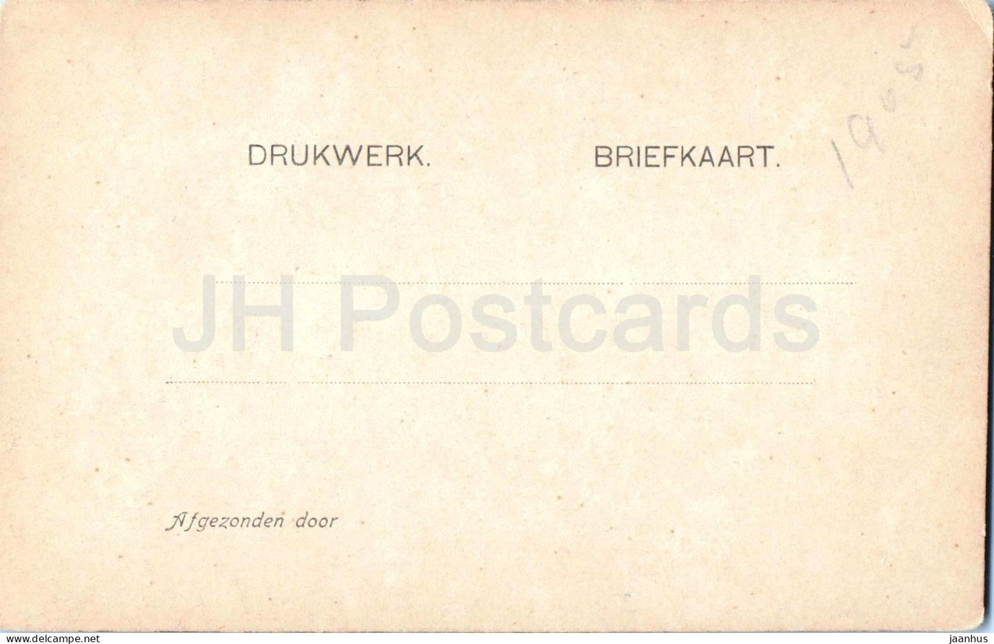 Zaandijk - De Gortershoek - Riverside - 778 - old postcard - Netherlands - unused