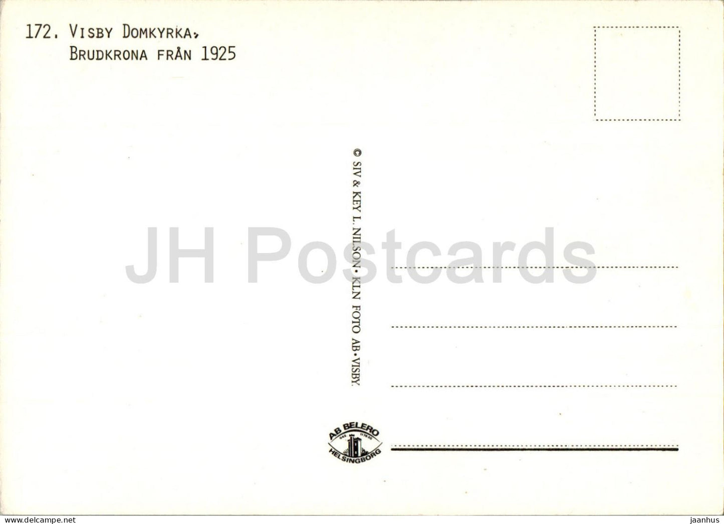 Visby Domkyrka - Brudkrona - Brautkrone - 172 - Schweden - unbenutzt