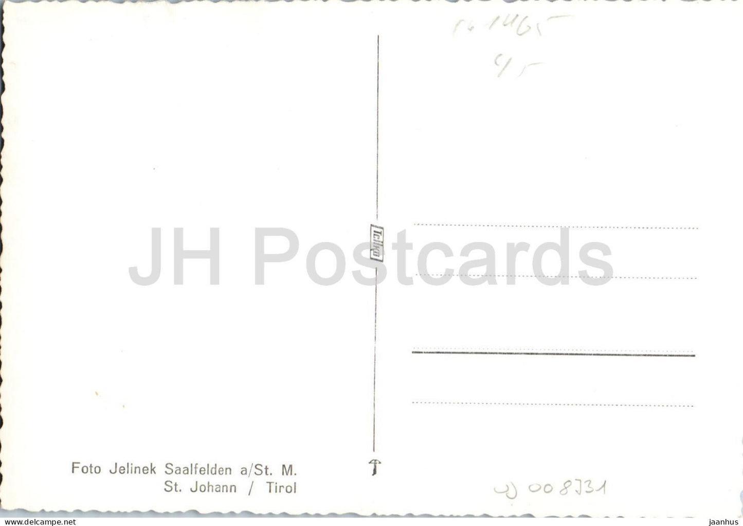 Leogauger - Steinberge - Bergfeuer - town - mountains - night view - old postcard - Austria - unused