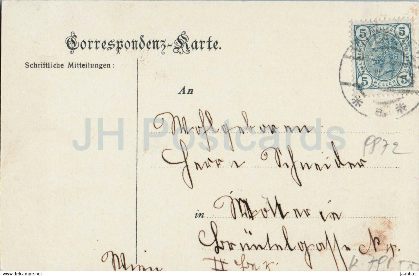 Millstatt - Lake - village - mountains - 1209/1 – old postcard - 1905 - Austria - used