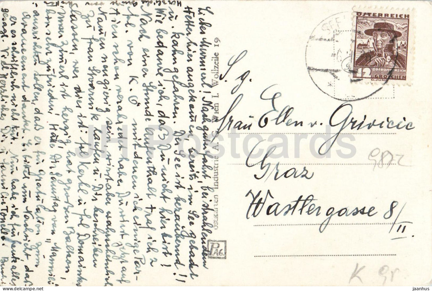 Seeboden am Millstattersee - lake - village - mountains - 33943 - 1936 - Austria used