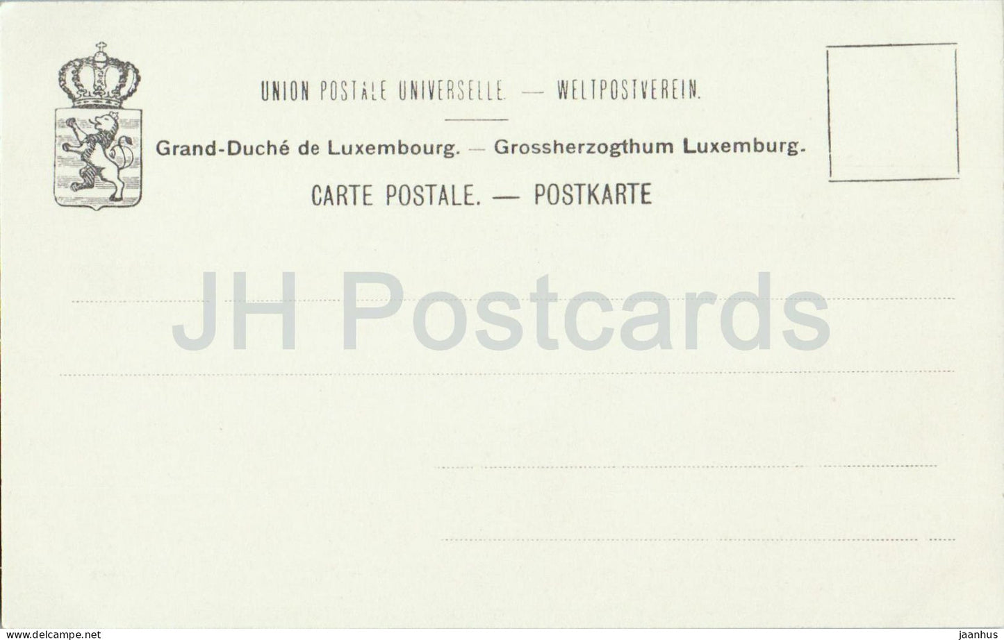 Luxembourg - Pont Adolphe - bridge - 17 - old postcard - Luxembourg - unused