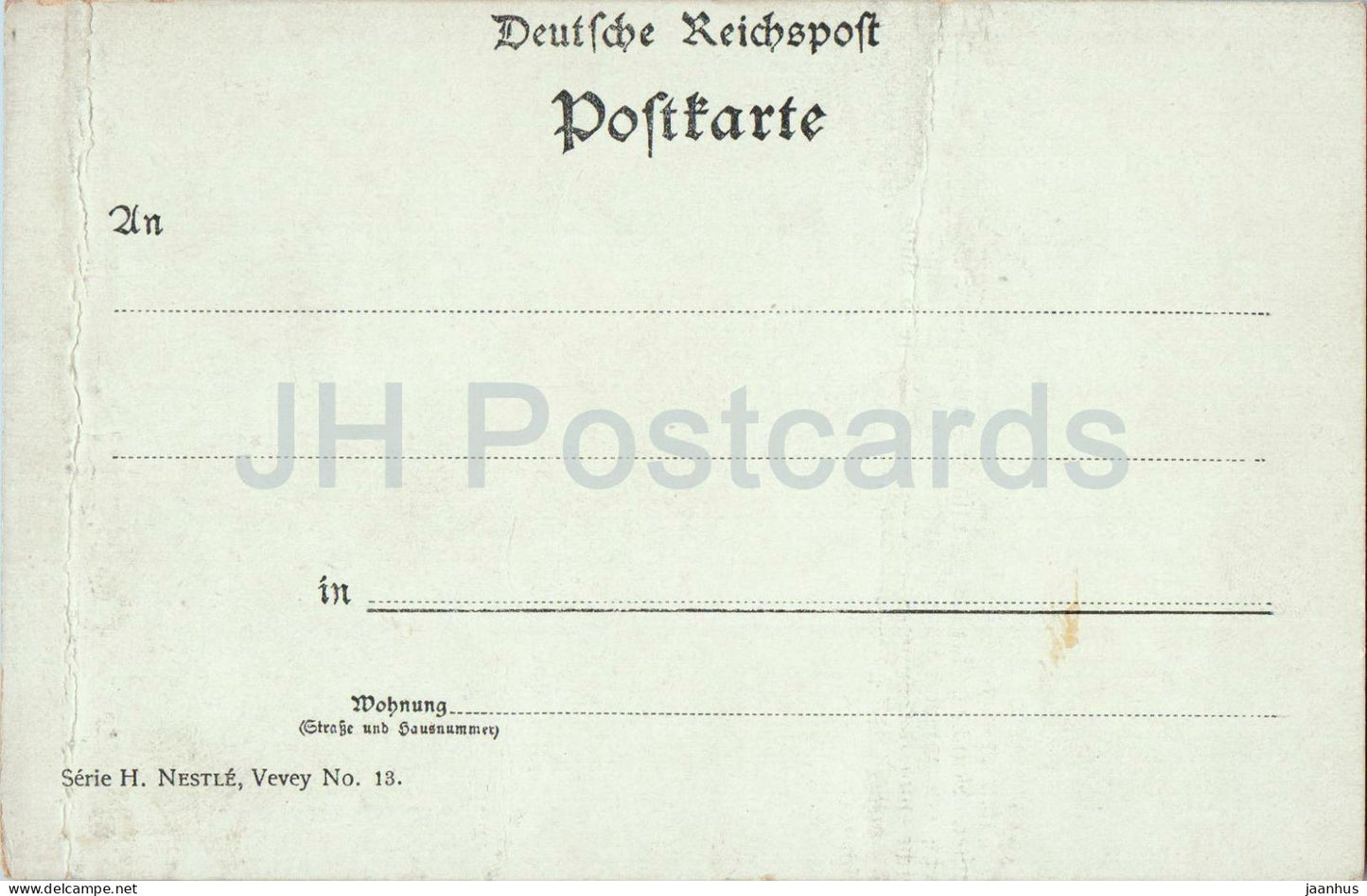 Alterthumliche Alpenglocken der Schweizer Kuhe - Alpine Bells - 13 - old postcard - 1900s - Switzerland - unused